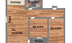 Trosoban stan, Novi Sad, prodaja, 52m2, 101310e, id1122641